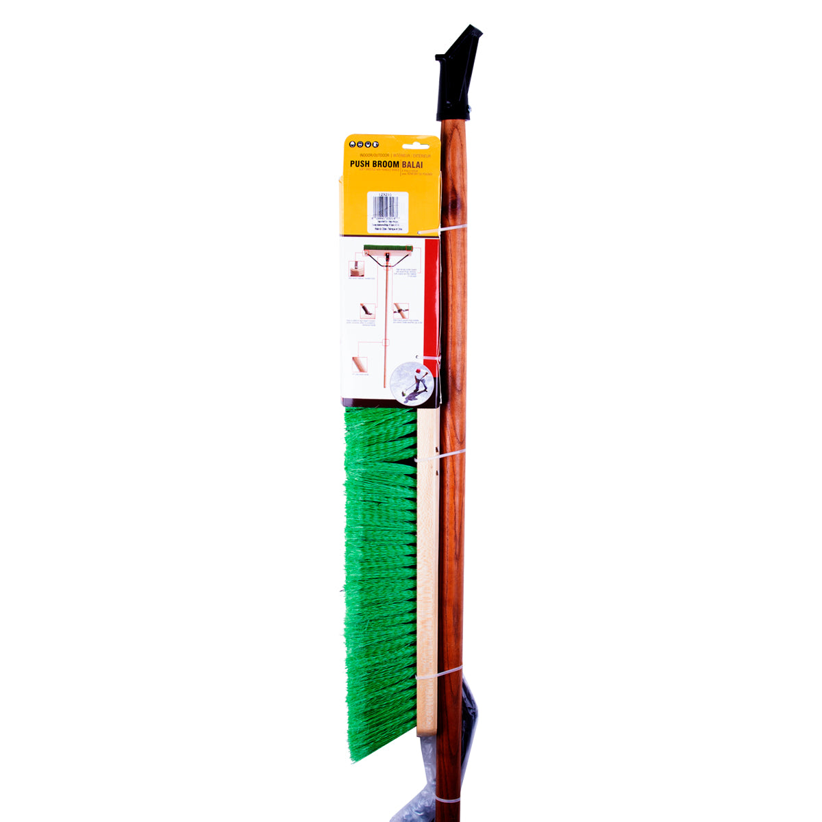 Toolway 123216, 24" PUSH BROOM-SOFT W / BRACE & HANDLE