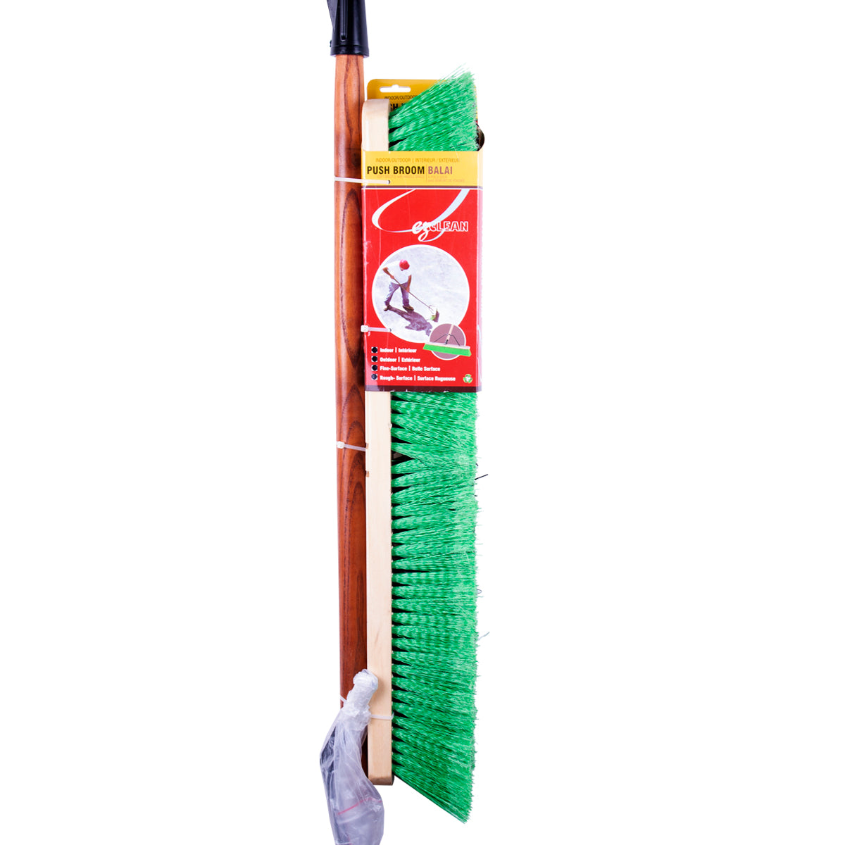 Toolway 123216, 24" PUSH BROOM-SOFT W / BRACE & HANDLE