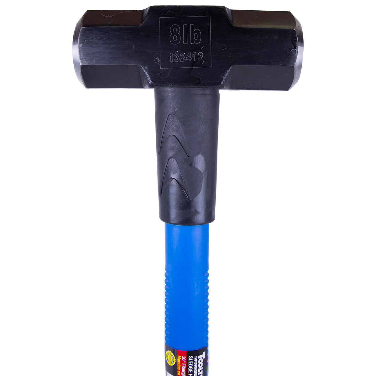 Toolway 132413, Sledge Hammer 8LB Fiber Glass Handle