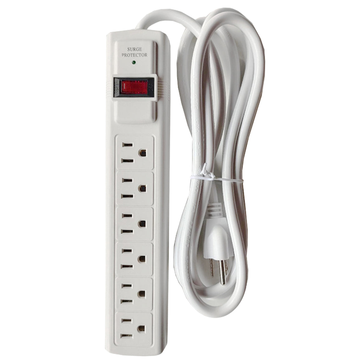 Toolway 140001, POWER BAR W / SURGE 6FT 6 OUTLET 280 JOULES