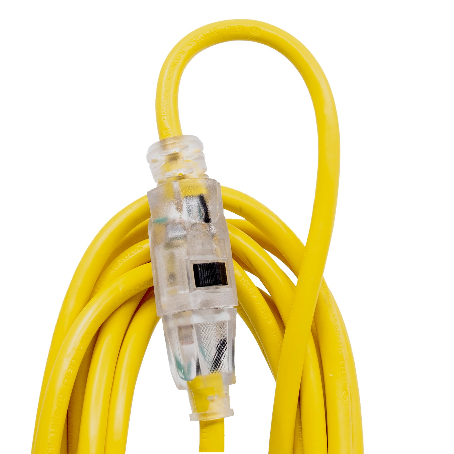 Toolway 140053, Extension Cord Outdoor SJTW 14/3 Single Tap Yellow 30ft