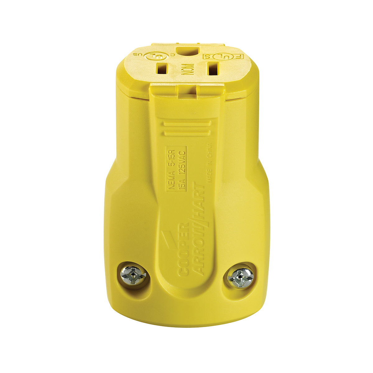 Toolway 83072285, Electrical QuickGrip Female Connector 15A-125V 3-Wire Yellow