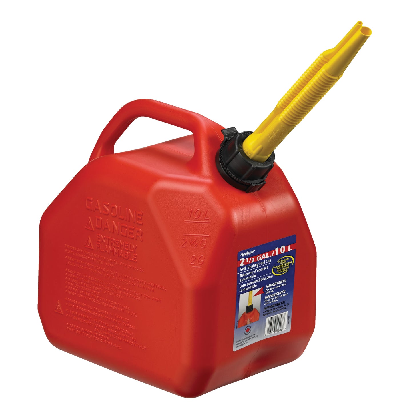 Scepter 88020008, Jerry Can 10L/2.5 Gal