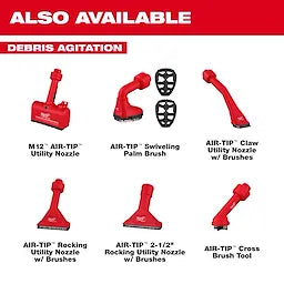 Milwaukee 49-90-2020, AIR-TIP™ Swiveling Palm Brush