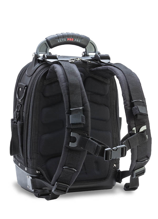Veto Pro Pac VPP10093 - TECH PAC MC BLACKOUT Medium Compact Tool Backpack