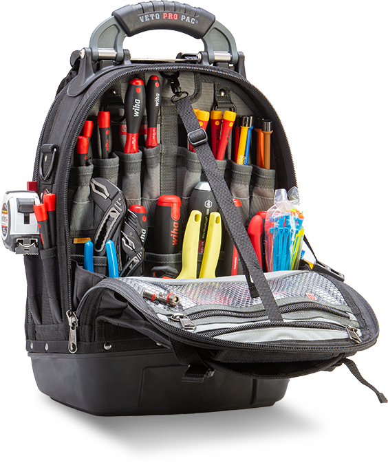 Veto Pro Pac VPP10092 - TECH PAC BLACKOUT Tool Backpack
