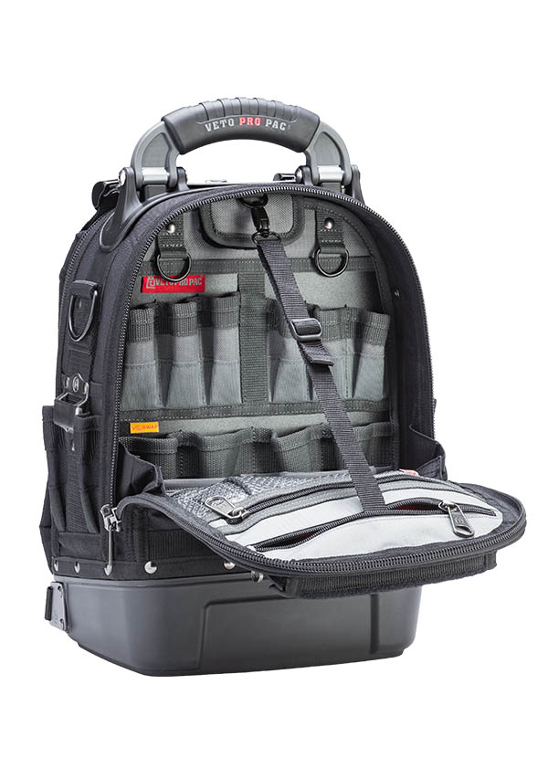 Veto Pro Pac VPP10093 - TECH PAC MC BLACKOUT Medium Compact Tool Backpack