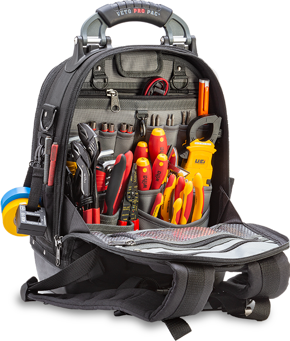 Veto Pro Pac VPP10092 - TECH PAC BLACKOUT Tool Backpack