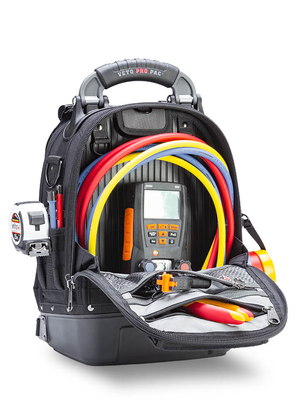 Veto Pro Pac VPP10093 - TECH PAC MC BLACKOUT Medium Compact Tool Backpack