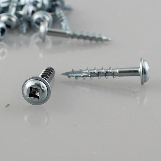 Eurofit 080212RWH, #8 X 2-1/2" Round Washer Head Screw Type 17 (500/Box)
