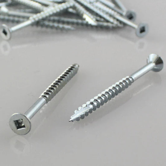 Eurofit 0803FH, #8 X 3" Flat Head Screw #2 Square Type 17 (500/Box)
