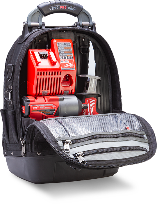 Veto Pro Pac VPP10092 - TECH PAC BLACKOUT Tool Backpack