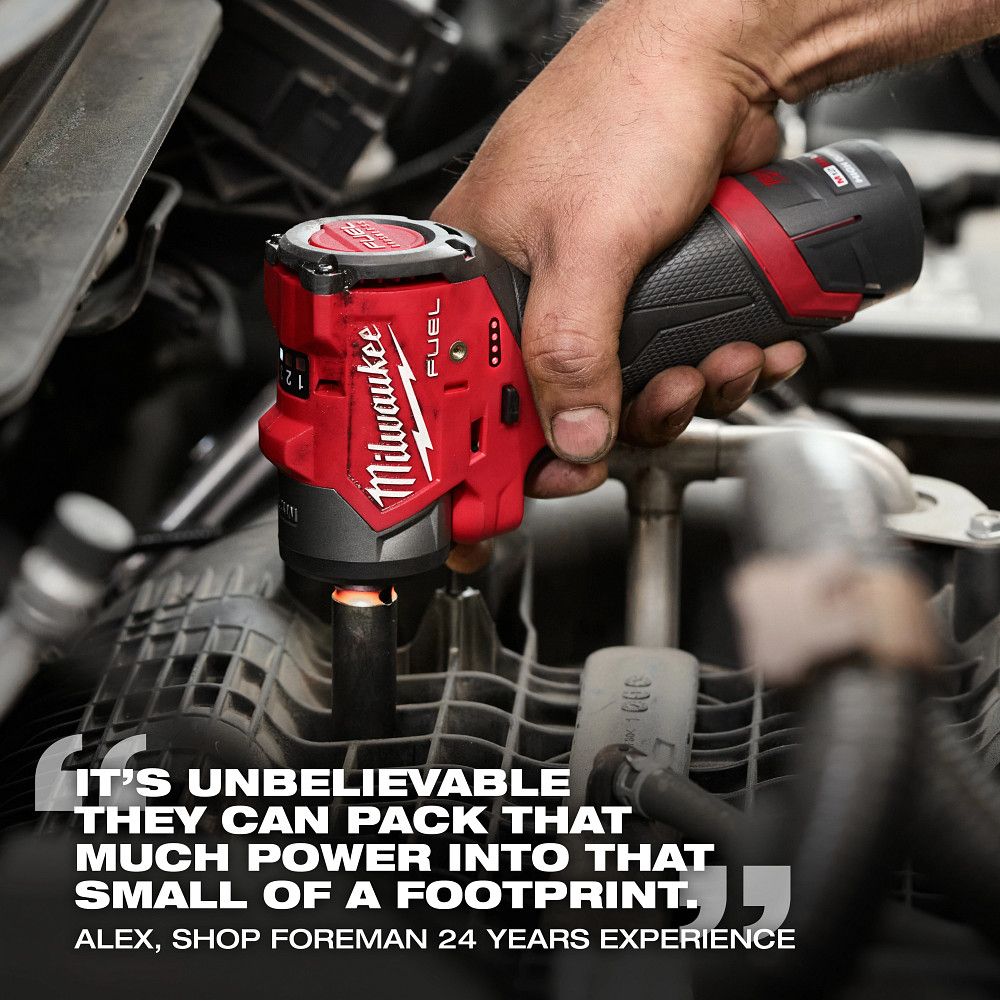 Milwaukee 3048-20, M12 FUEL™ 1/4" Subcompact Impact Wrench w/ Friction Ring