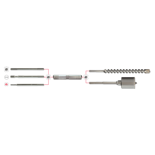 Milwaukee 48-20-6960, 12-1/2 in. Max-Lok SDS-Max Adapter