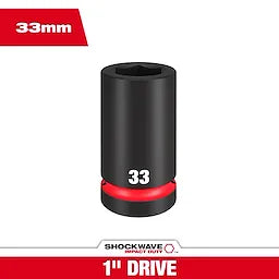 Milwaukee 49-66-6627, SHOCKWAVE Impact Duty™ 1" Drive 33mm Deep 6 Point Socket