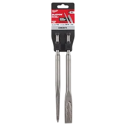 Milwaukee 48-62-6080, SDS-PLUS SLEDGE Bull Point & Flat Chisel 2 Pack