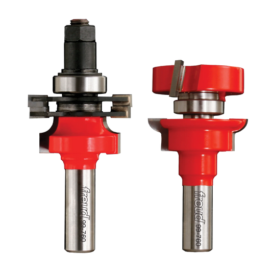 Freud 99-760, Carbide Router Bit - 1-11/16" Premier Adjustable Rail & Stile Bit (1/2" Shank)