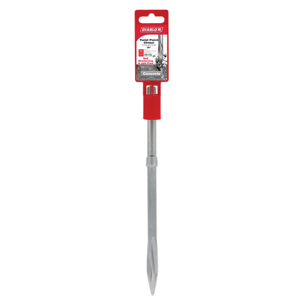 Diablo DMAMXCH1070, DB SDS-Max Twist Point Chisel 1" x 16"