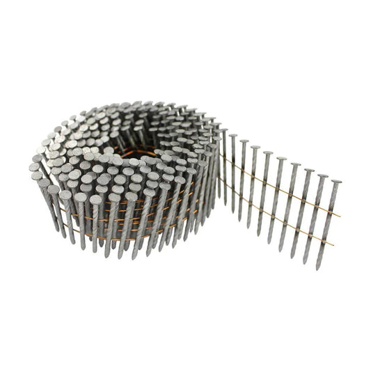 Driven 134083CFNR-HDG42M, Flat Mini Coil Nails Ring Shank HDG 15 Deg. Dia. 1-3/4" X 0.083" (4200pc/Box)
