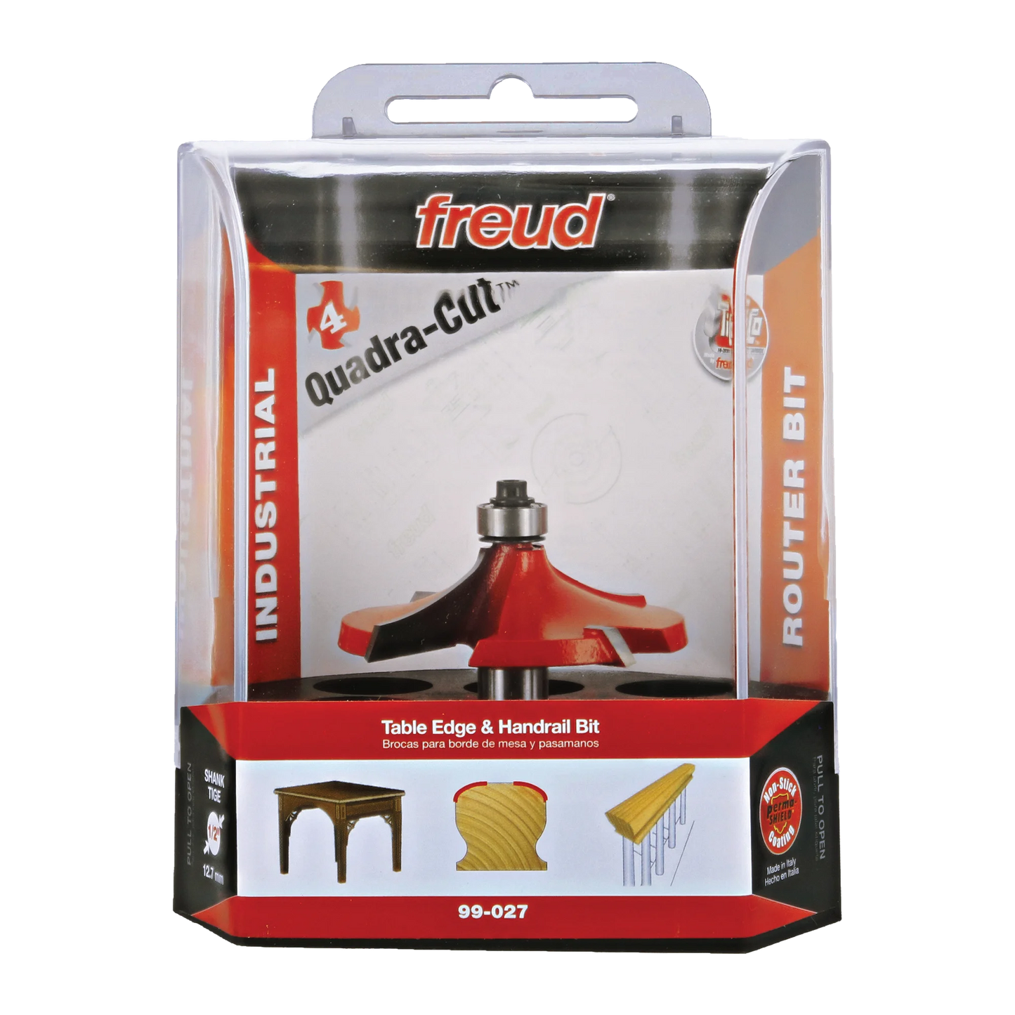 Freud 99-027, 2-19/32" Table Edge & Handrail Router Bit (1/2" Shank)