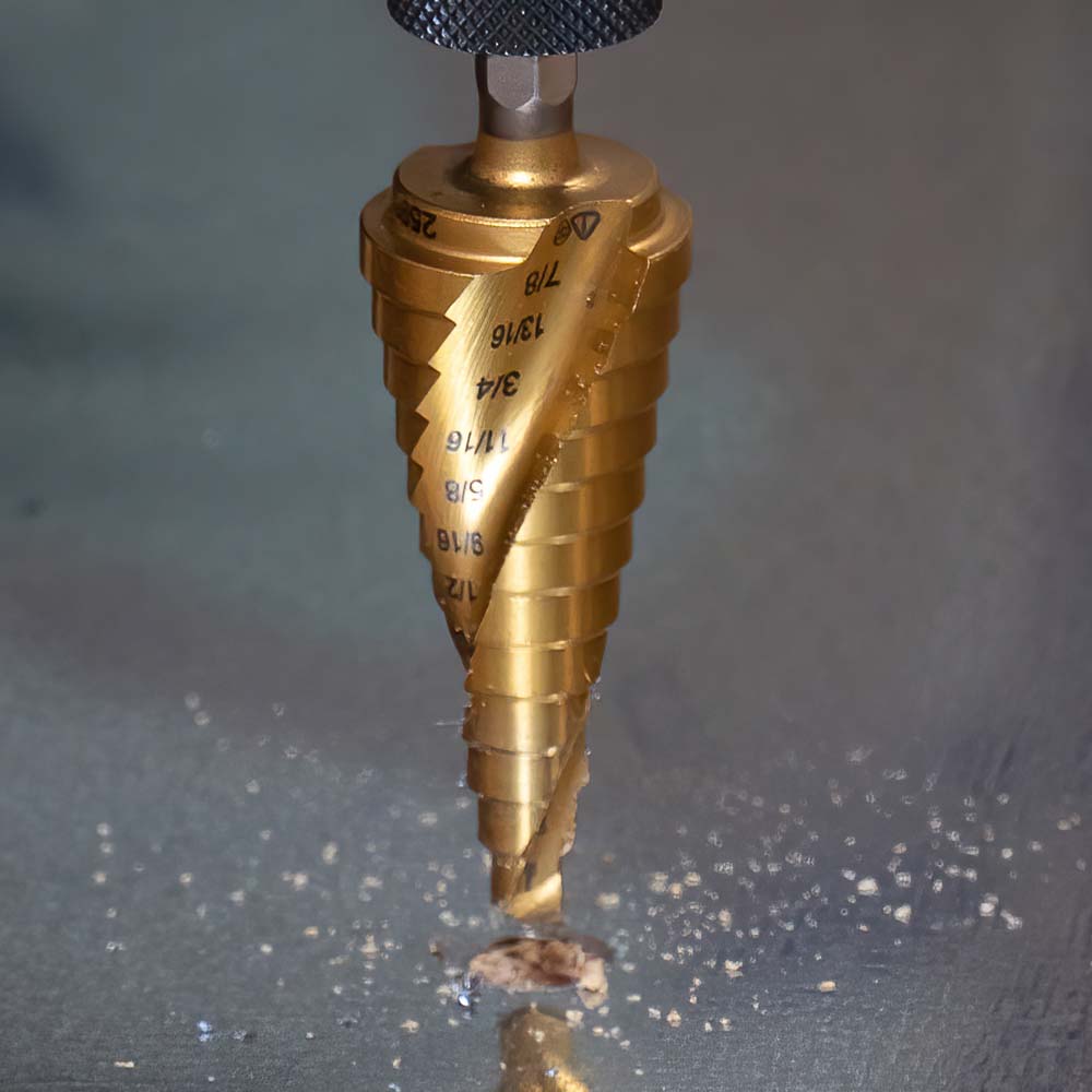 Klein Tools 25951, Step Bit Kit, Spiral Double-Fluted, VACO, 3-Piece