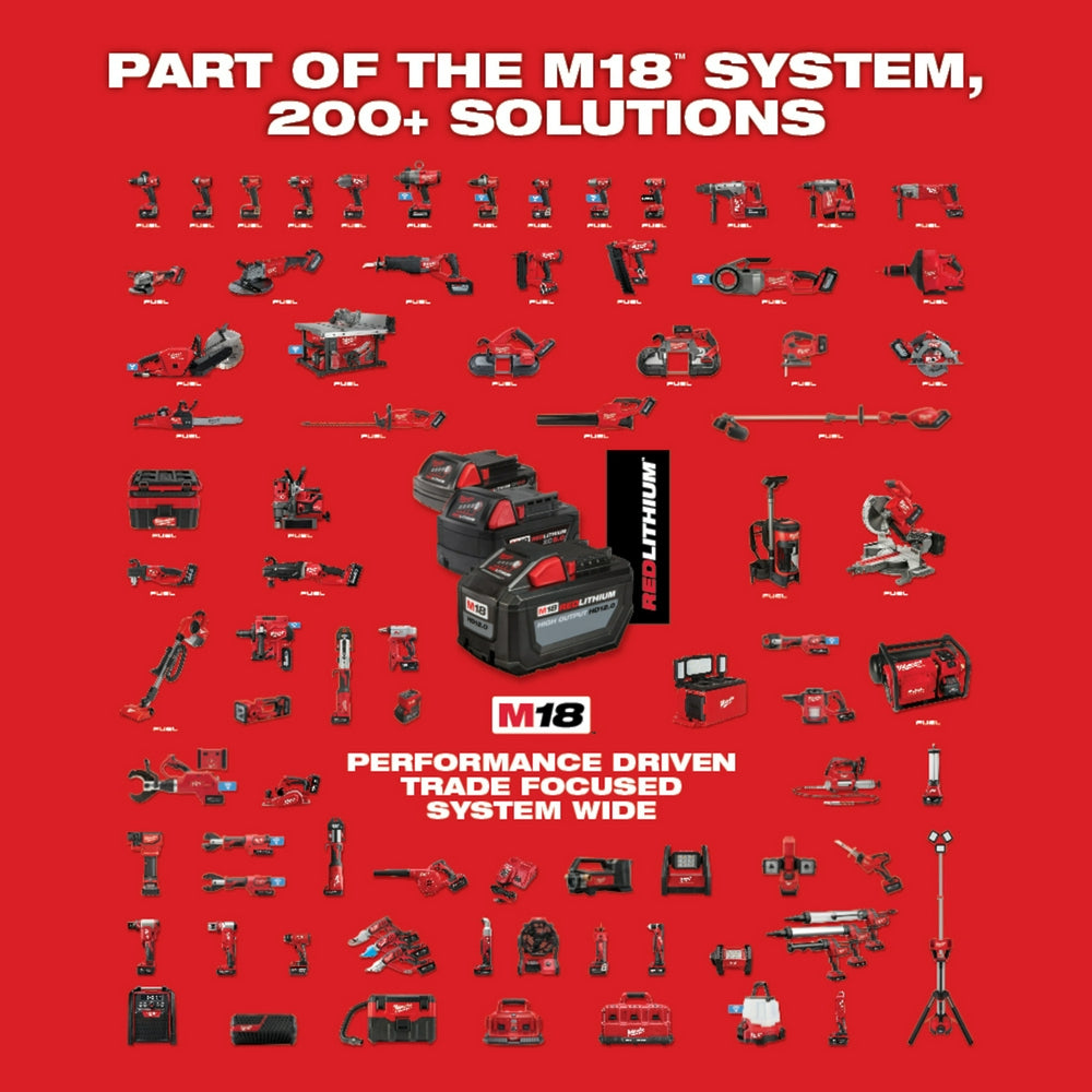 Milwaukee 2912-DE, M18 FUEL HAMMERVAC 1" Dedicated Dust Extractor