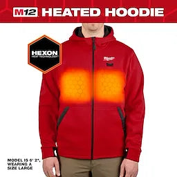 Milwaukee M200R-20,  M12 RED HEATED HOODIE ONLY