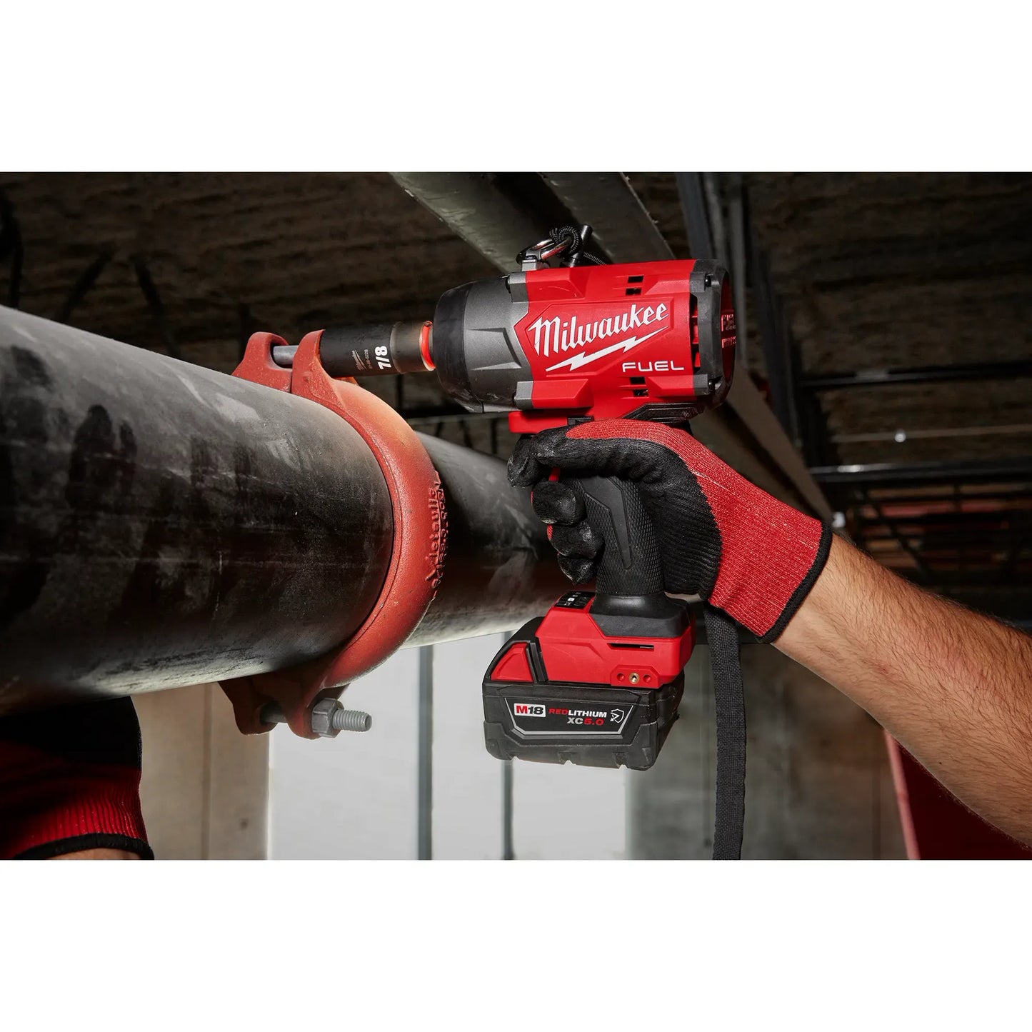 Milwaukee 2966-22, M18 FUEL™ 1/2" High Torque Impact Wrench w/ Pin Detent Kit