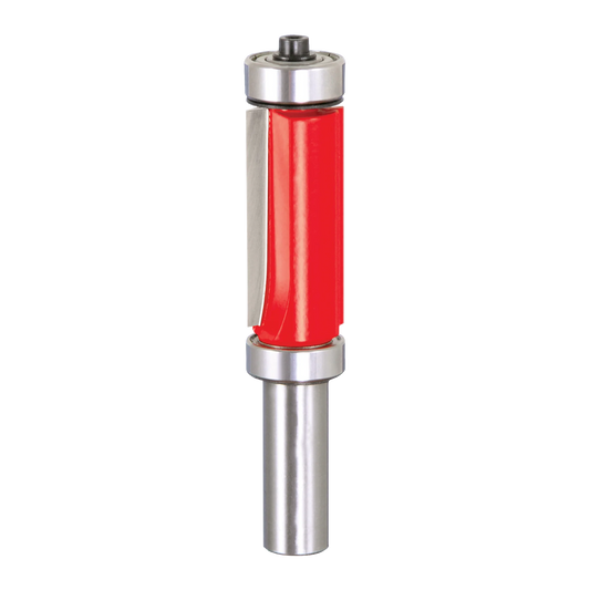 Freud 50-509, Carbide Router Bit - 3/4" x 1-5/8" x 3-7/8" OAL Top & Bottom Bearing Flush Trim Bit (1/2" Shank)