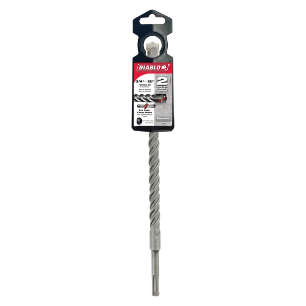 Diablo DMAPL2460, SDS-Plus 2-Cutter Carbide-Tipped Hammer Drill Bit 3/4" x 10" x 12"