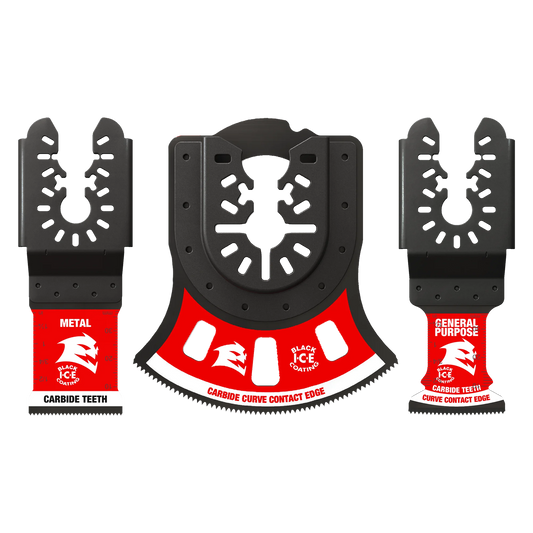 Diablo DOU3CS, 3 Piece Universal Fit Carbide Oscillating Blade Set