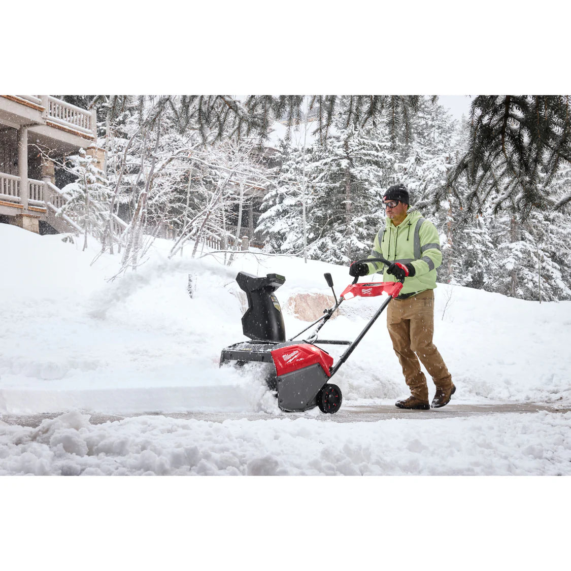 Milwaukee 3036-22HD, M18 FUEL™ 21" Auger Propelled Dual Battery Single Stage Snow Blower Kit