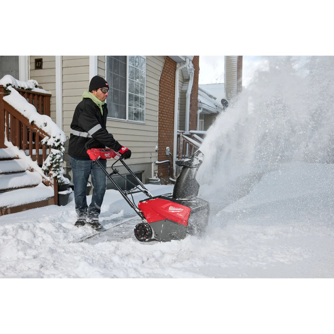 Milwaukee 3036-22HD, M18 FUEL™ 21" Auger Propelled Dual Battery Single Stage Snow Blower Kit