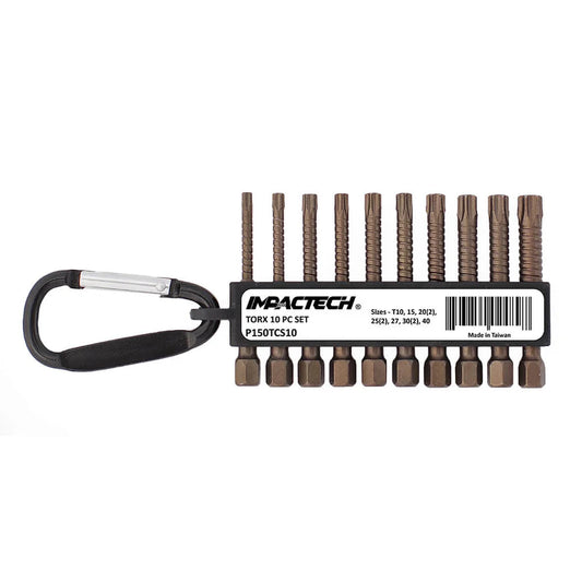 Vega P150TCS10,	Impactech TORX 10 PC SET