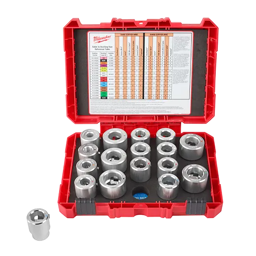 Milwaukee 49-16-BKITS, 1/0 AWG - 750 MCM Cu with 17 THHN / XHHW Bushings
