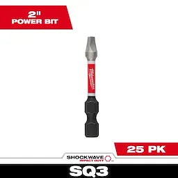 Milwaukee 48-32-4773, SHOCKWAVE 2" SQ3 Impact Bit