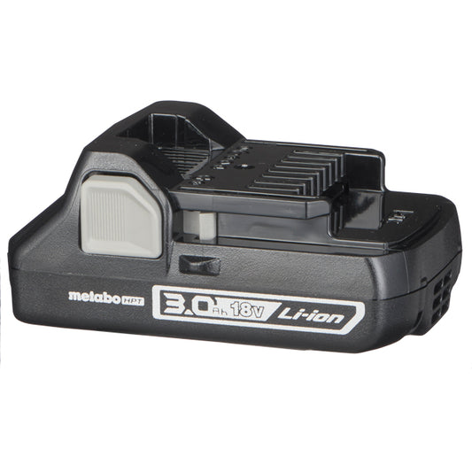 Metabo HPT 339-782M, Compact 18V 3.0 Amp Hour Lithium-Ion Slide Style Battery