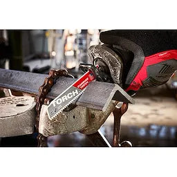 Milwaukee 48-00-8502, 9" 7TPI The TORCH with Carbide Teeth SAWZALL Blade (25/pkg)