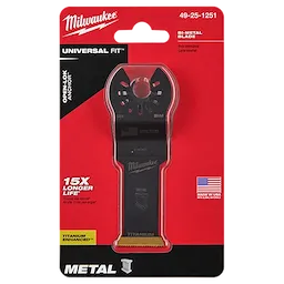 Milwaukee 49-25-1251, OPEN-LOK 1-1/8" TITANIUM ENHANCED BI-METAL METAL BLADE 1PK