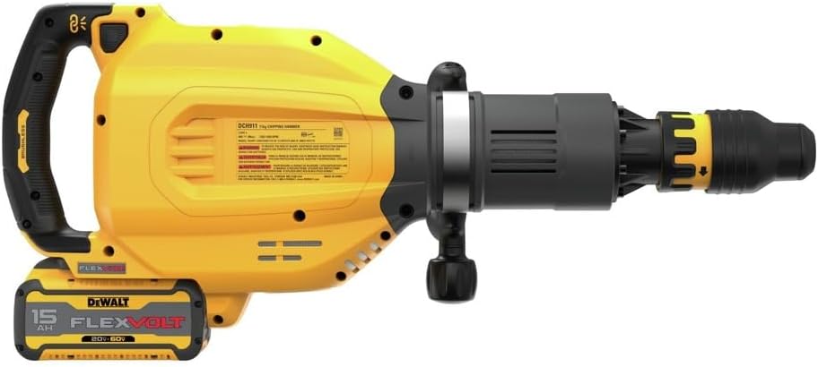 DEWALT DCH911Z2, 60V 27 Lbs. SDS MAX Inline Chipping Hammer Kit