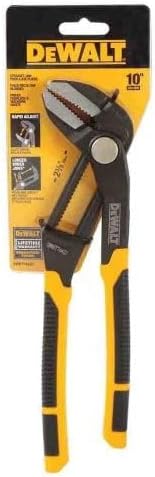 DEWALT DWHT74427, 10'' STRAIGHT JAW PUSHLOCK PLIERS