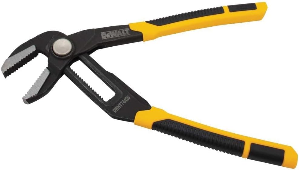 DEWALT DWHT74426, 8'' STRAIGHT JAW PUSHLOCK PLIERS