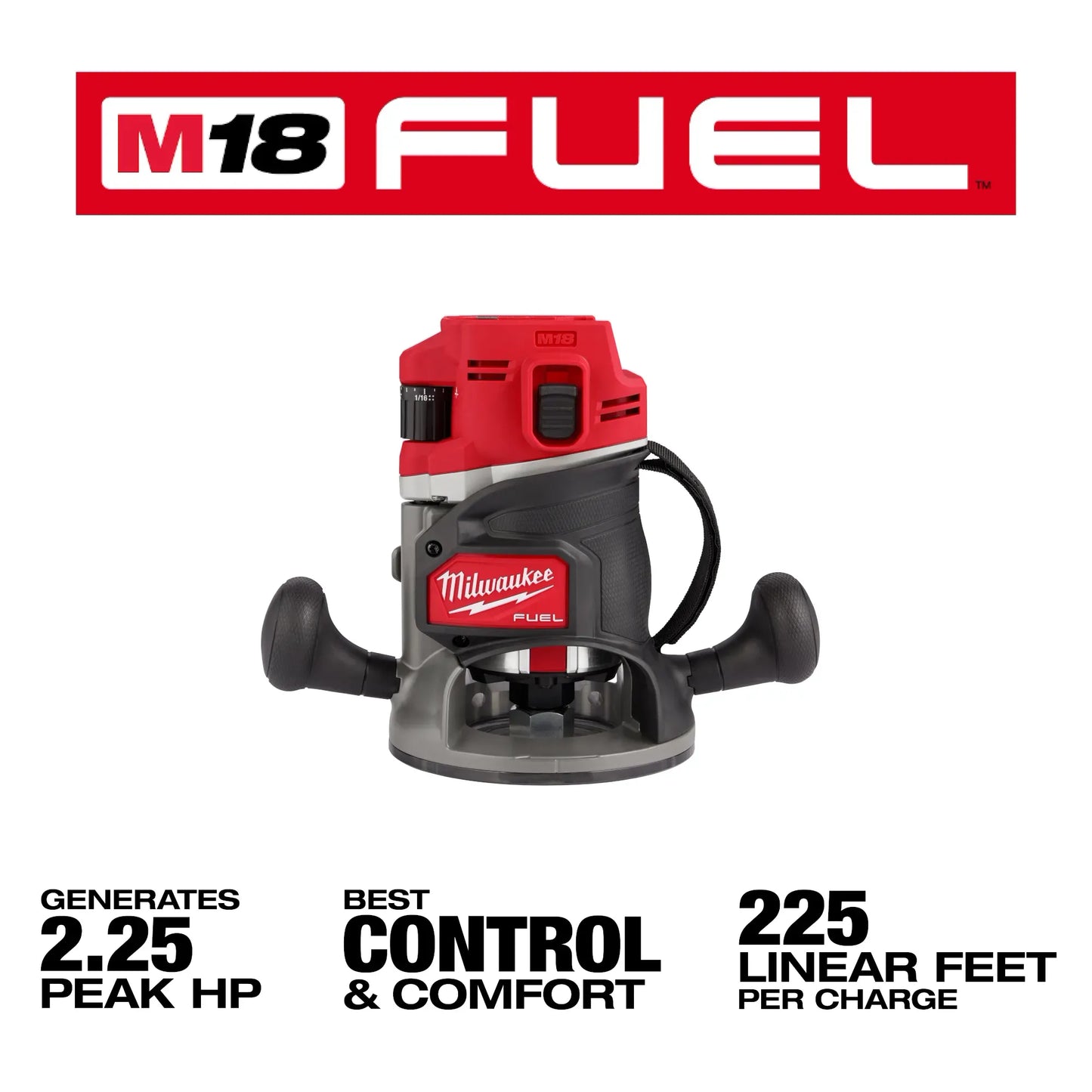 Milwaukee 2838-20, M18 FUEL™ 1/2" Router