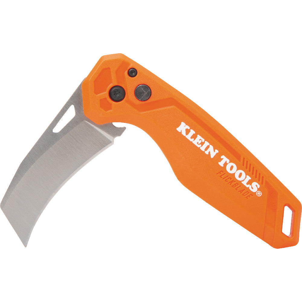 Klein Tools 44321, FLICKBLADE Hawkbill Folding Pocket Knife