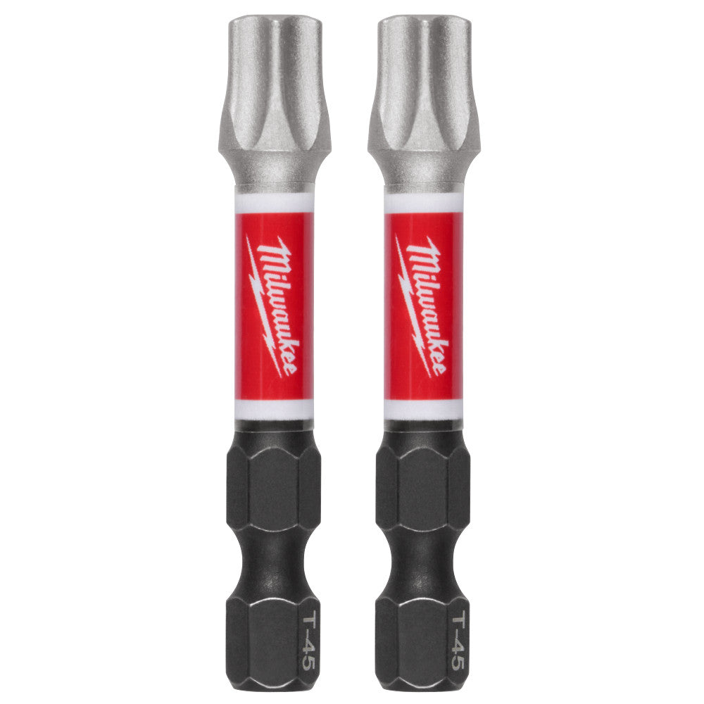 Milwaukee 48-32-6000, SHOCKWAVE™ Impact Duty 2" T45 Impact Bits 2Pk