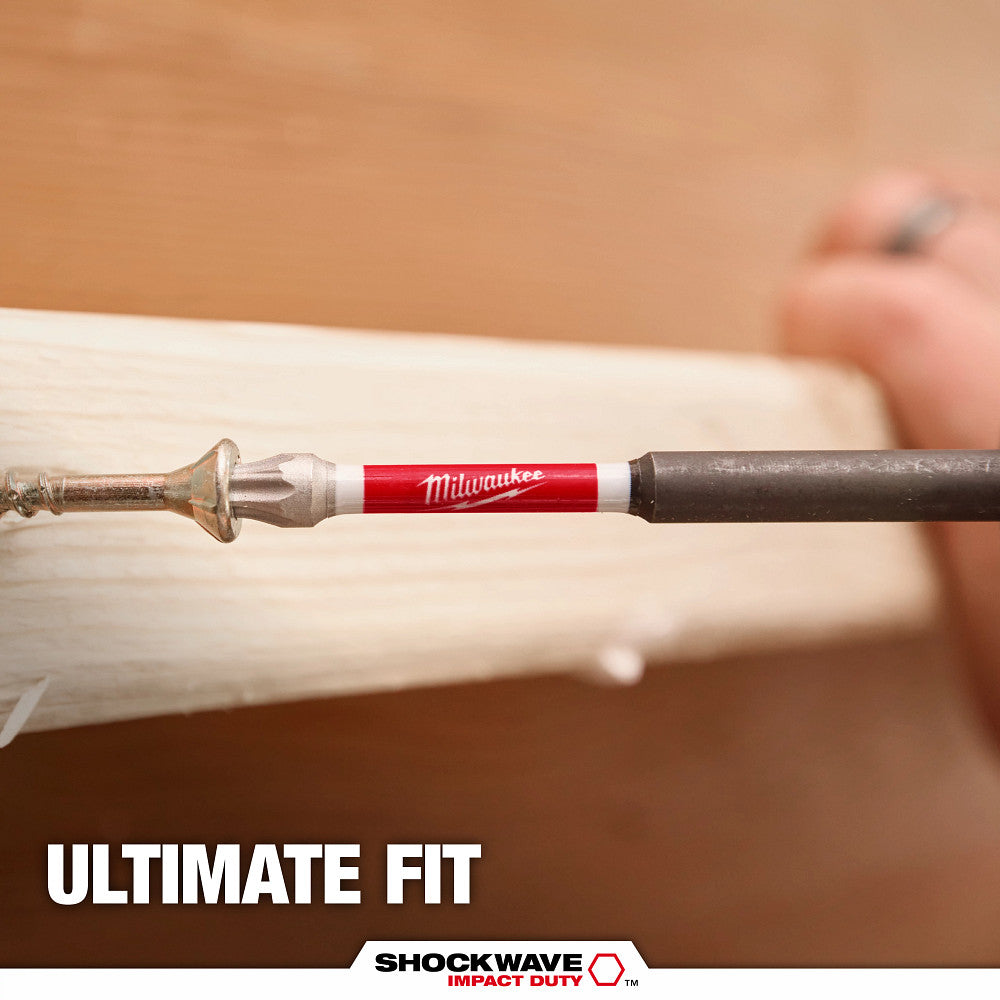Milwaukee 48-32-6000, SHOCKWAVE™ Impact Duty 2" T45 Impact Bits 2Pk