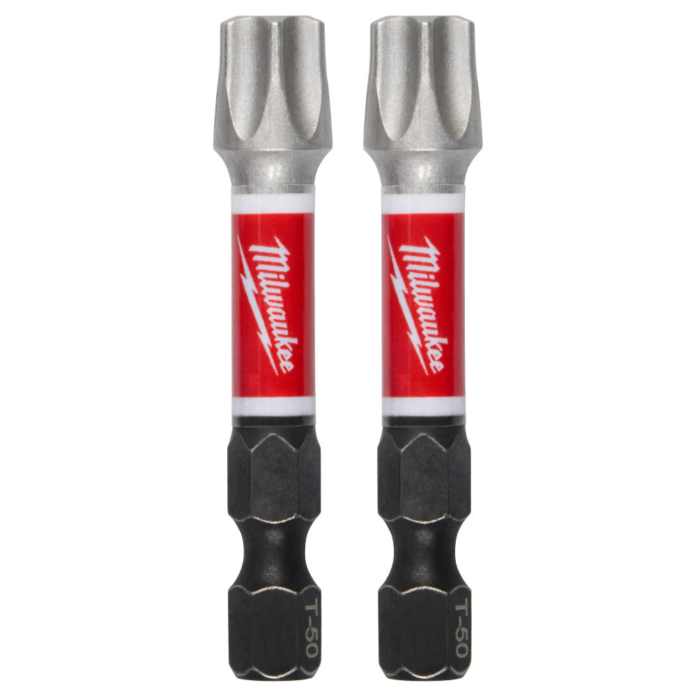 Milwaukee 48-32-6002, SHOCKWAVE™ Impact Duty 2" T50 Impact Bits 2Pk