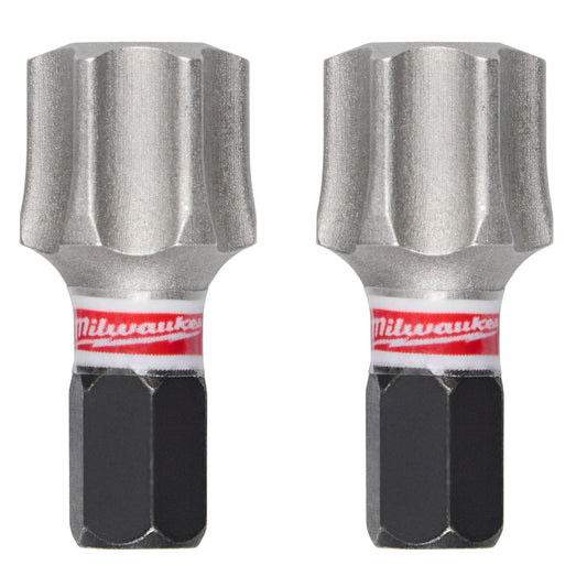Milwaukee 48-32-6003, SHOCKWAVE™ Impact Duty 1" T55 Insert Bits 2Pk