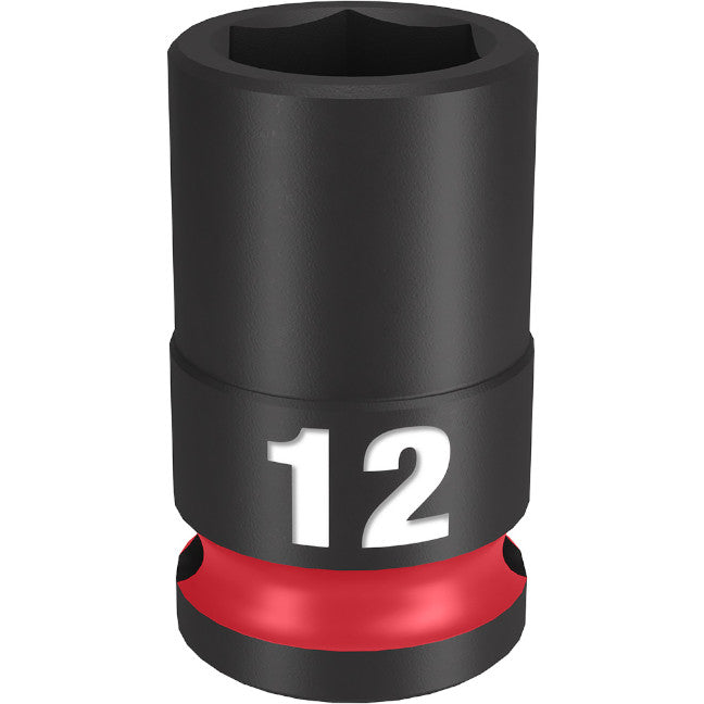 Milwaukee 49-66-6136, SHOCKWAVE Impact Duty™ 3/8" Drive 12mm Standard 6 Point Socket