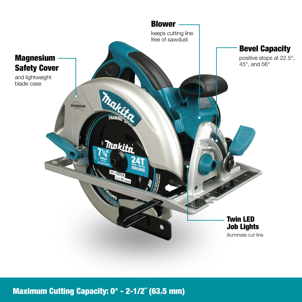 Makita 5007MG, 7-1/4" Magnesium Circular Saw